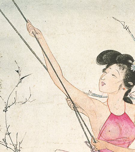 金城江-胡也佛的仕女画和最知名的金瓶梅秘戏图